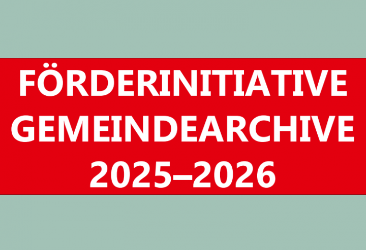 Förderinitiative Gemeindearchive 2025/26&nbsp;