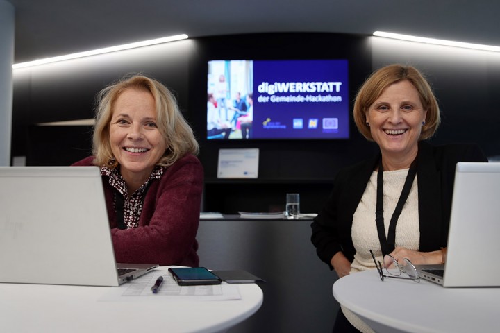 Das Organisationsteam (Check-In)